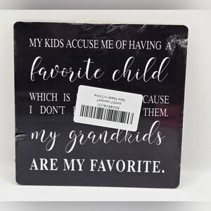 Black cute little sign for Grandparents Funny‎ Gift